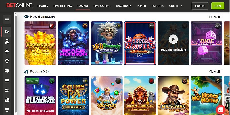 casino online game betiing slots